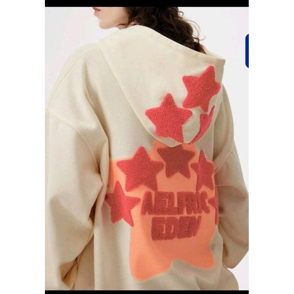 EUC Aelfric Eden Vintage Embroidered Eden Star V303 Hoodie Women's Size Med - Picture 3 of 16